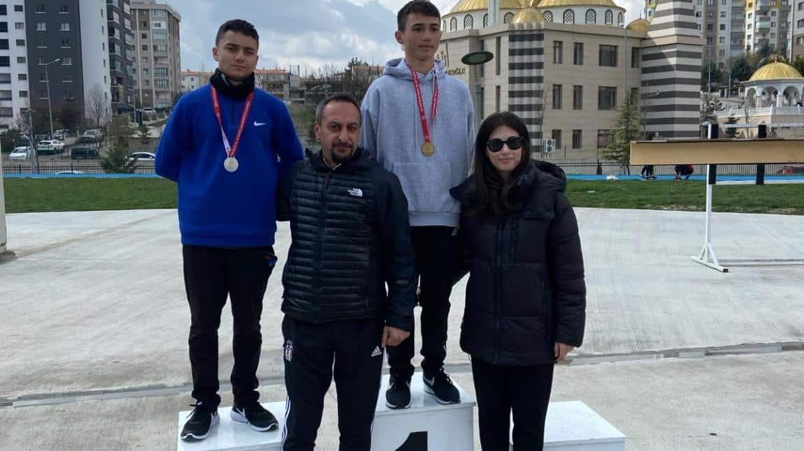 Gençler Atletizm İl elemeleri uzun atlama branşında Genç B Ankara 2.liği